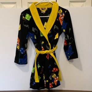 Lego Kids Pajama Robe - Black and Yellow